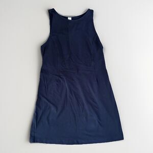 Lululemon Dress Size Small Organic Cotton Cinched Waist True Navy Short Mini